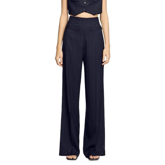 Concorde Sequin Suit Pants - Picture 1 of 6